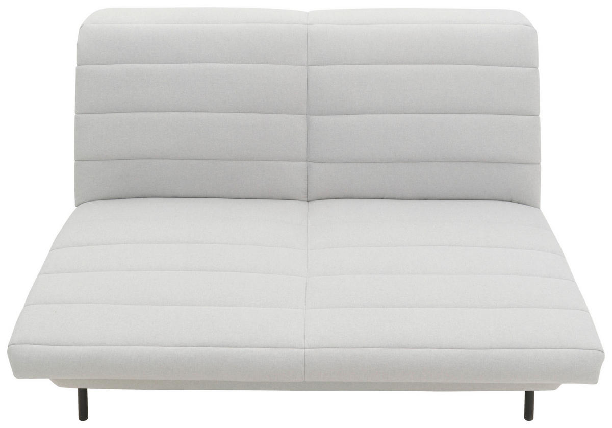 2-SITZER-SOFA in Silberfarben  - Silberfarben/Schwarz, Design, Textil/Metall (145/92/103cm) - LOOKS by W.Joop
