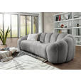 BIGSOFA Chenille Schlammfarben  - Schlammfarben/Schwarz, KONVENTIONELL, Kunststoff/Textil (248/78/112cm) - Carryhome