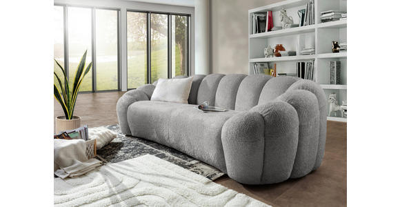 BIGSOFA Chenille Schlammfarben  - Schlammfarben/Schwarz, KONVENTIONELL, Kunststoff/Textil (248/78/112cm) - Carryhome