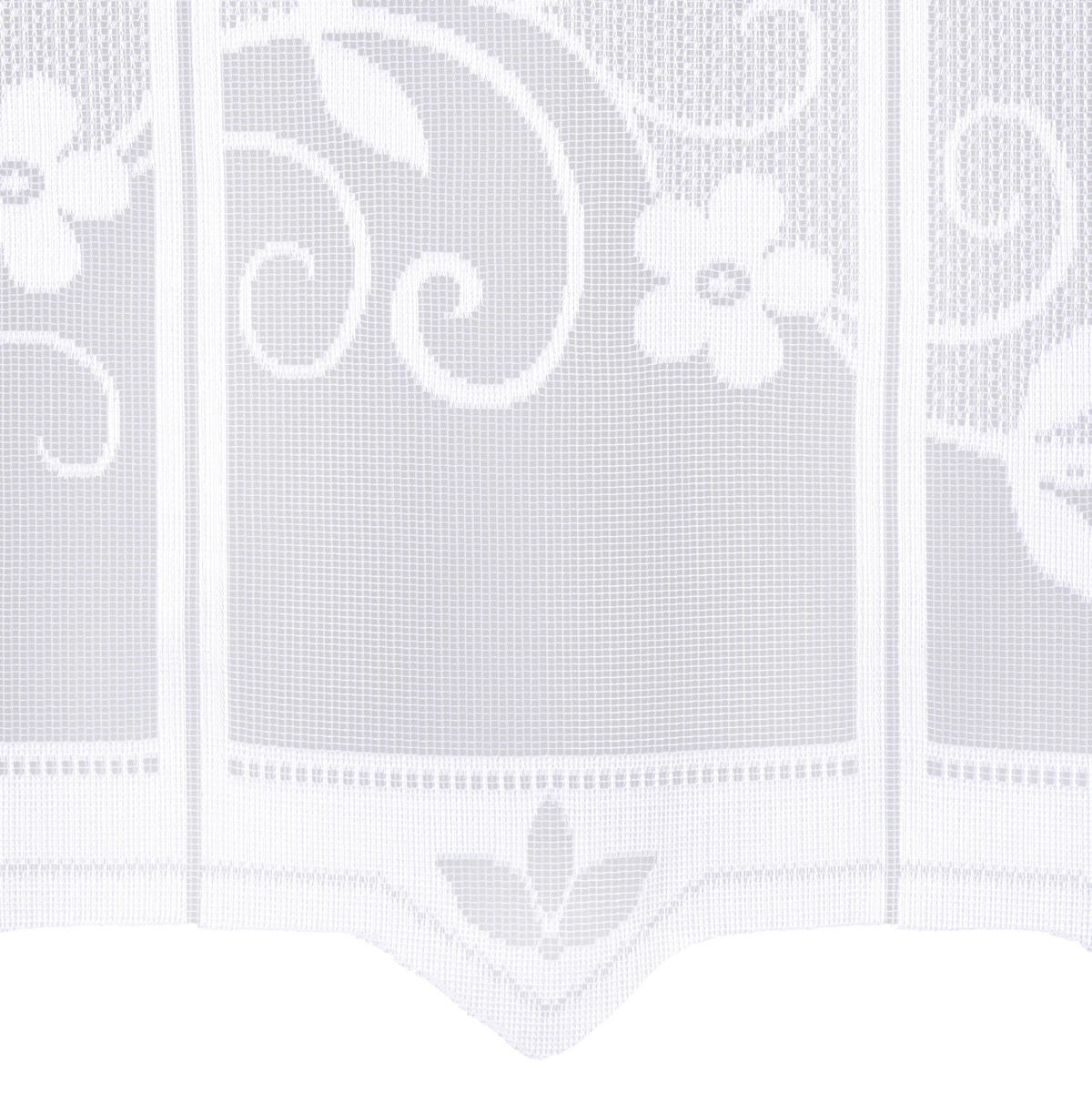 KURZGARDINEN 2ER SET   160/50 cm   - Weiß, KONVENTIONELL, Textil (160/50cm) - Esposa