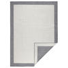 OUTDOORTEPPICH 80/150 cm Twin Creme, Grau  - Creme/Grau, Design, Kunststoff (80/150cm)