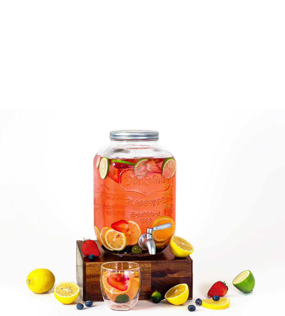 GETRÄNKESPENDER - Transparent, Basics, Glas (27cm) - Echtwerk