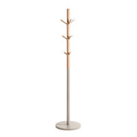KLEIDERSTÄNDER in Buchefarben, Kaschmir 38/172/38 cm   - Kaschmir/Buchefarben, Design, Holz/Metall (38/172/38cm)