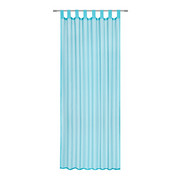SCHLAUFENVORHANG transparent - Blau, Basics, Textil (140/245cm) - Boxxx