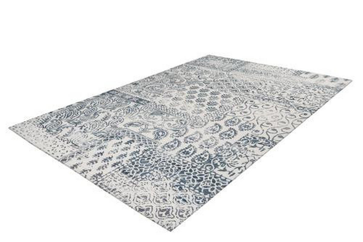 VONKAJŠÍ KOBEREC, 80/150 cm, krémová, tmavomodrá - krémová/tmavomodrá, Lifestyle, textil/plast (80/150cm)