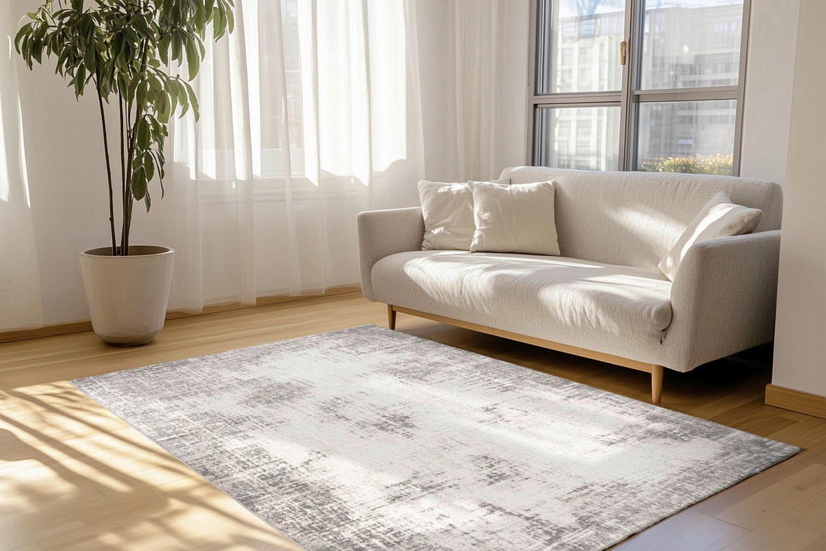 WEBTEPPICH 120/170 cm Lyon Silberfarben  - Silberfarben, Design, Textil (120/170cm) - Pierre Cardin