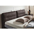 BOXSPRINGBETT 200/200 cm  in Braun  - Schwarz/Braun, Design, Textil/Metall (200/200cm) - Johann Jakob