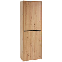 SKOSKÅP  i 70/210/34 cm  - ekfärgad, Klassisk, trämaterial (70/210/34cm) - Xora