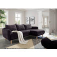 HOCKER Flachgewebe Dunkelgrau  - Dunkelgrau, KONVENTIONELL, Holz/Textil (88/49/62cm) - Carryhome