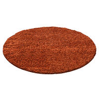 TEPIH VISOKOG FLORA  120 cm  terakota  Life 1500  - terakota, Konvencionalno, tekstil (120cm) - Novel