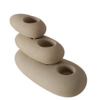 TEELICHTHALTER - Braun, Basics, Keramik (27/11/16cm) - Ambia Home