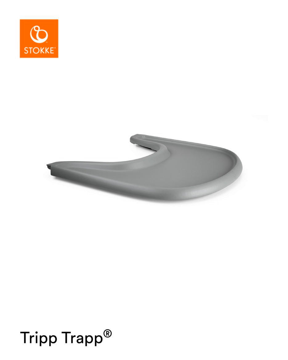 PULT NA HRANÍ A JÍDLO, šedá - šedá, Trend, plast (45/41/4cm) - Stokke