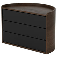 SCHMUCKBOX - Walnussfarben/Schwarz, Design, Holz/Kunststoff (15,2/18,4/27,3cm) - Umbra