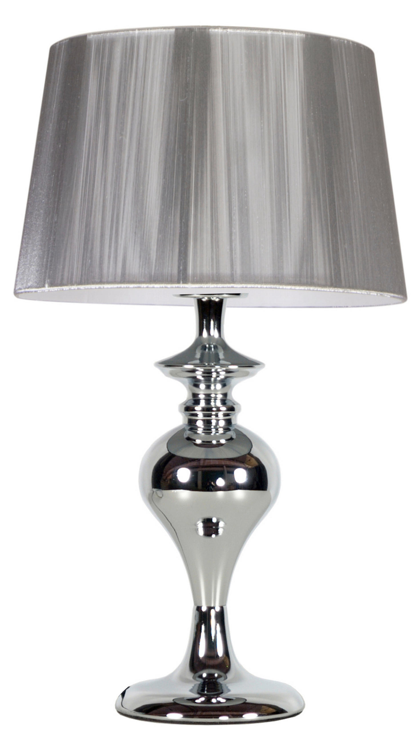 BORDSLAMPA 24/24/40 cm   - silver, Design, metall (24/24/40cm)