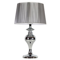 BORDSLAMPA 24/24/40 cm   - silver, Design, metall (24/24/40cm)