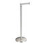 TOILETTENPAPIERHALTER - Edelstahlfarben, Design, Metall (21/55/17cm)
