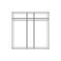 DREHTÜRENSCHRANK in Rosa, Schwarz - Silberfarben/Schwarz, Design, Glas/Holzwerkstoff (252,8/220/58,5cm) - Jutzler DREHTÜRENSCHRANK in Rosa, Schwarz - Silberfarben/Schwarz, Design, Glas/Holzwerkstoff (252,8/220/58,5cm) - Jutzler