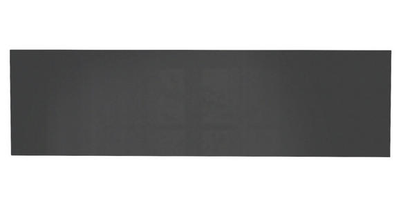 FRONTPANEEL - Anthrazit Hochglanz, KONVENTIONELL, Holzwerkstoff (114/32cm) - Hom`in