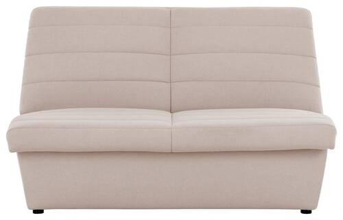 2-SITZER-SOFA Webstoff Ecru  - Ecru/Schwarz, Design, Kunststoff/Textil (145/92/103cm) - LOOKS by W.Joop