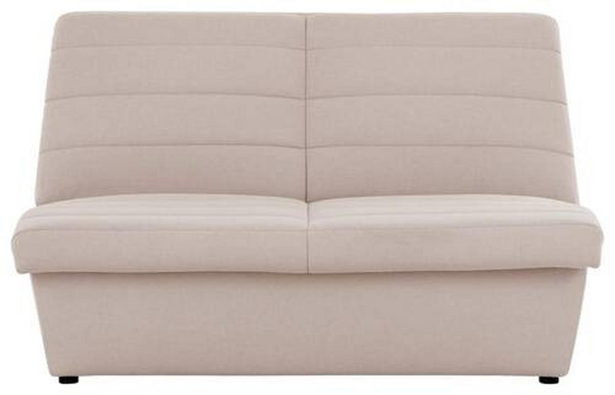 2-SITZER-SOFA Webstoff Ecru  - Ecru/Schwarz, Design, Kunststoff/Textil (145/92/103cm) - LOOKS by W.Joop