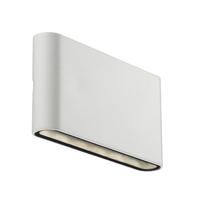 AUßENWANDLEUCHTE 17,5/3/9 cm   - Weiß, Design, Metall (17,5/3/9cm) - Nordlux