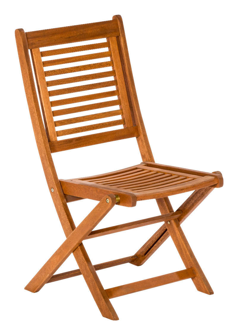 GARTENSTUHL-SET Eukalyptusholz Naturfarben  - Naturfarben, Basics, Holz (49/93/57cm) - Gardenson