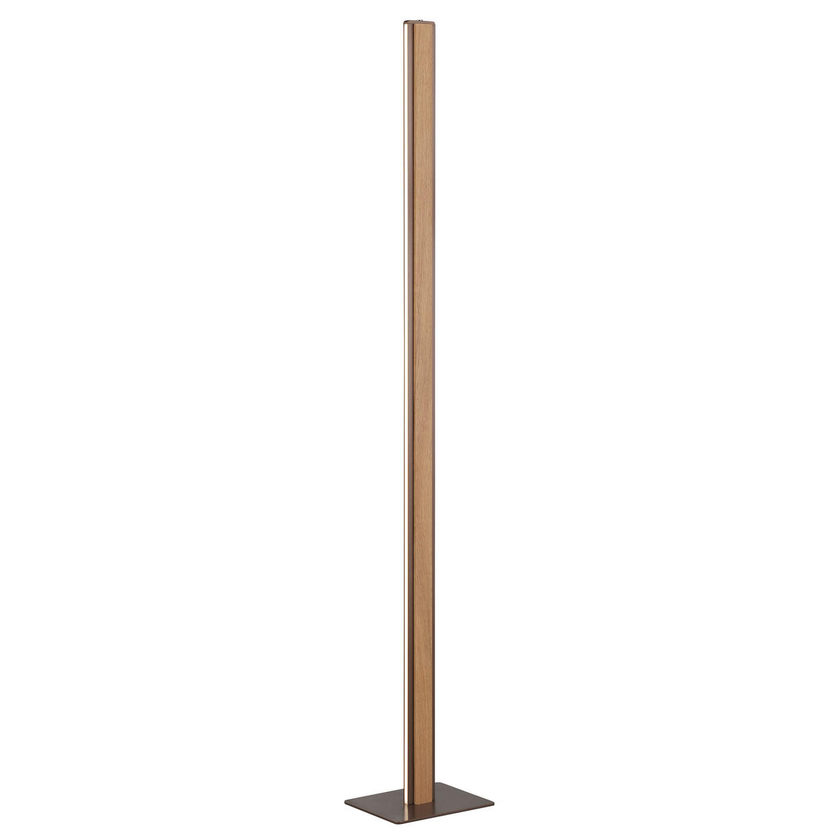 LED-STEHLEUCHTE ARVISO 18/142/22 cm  - Eiche Bianco/Braun, Natur, Holz/Kunststoff (18/142/22cm) - Brilliant