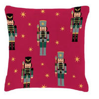 DÍSZPÁRNA 40/40 cm  - piros, Basics, textil (40/40cm)