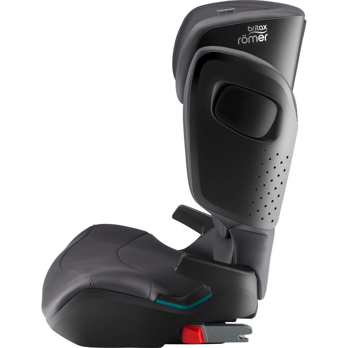 KINDERAUTOSITZ Kidfix M i-size  - Dunkelgrau, Basics, Kunststoff/Textil (44/63/42cm) - Britax Römer