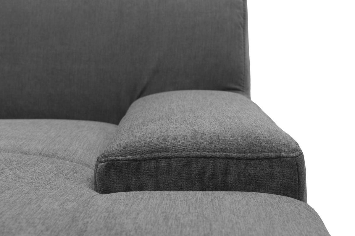 WOHNLANDSCHAFT Anthrazit Webstoff  - Wengefarben/Anthrazit, Design, Holz/Textil (212/328/153cm) - MID.YOU