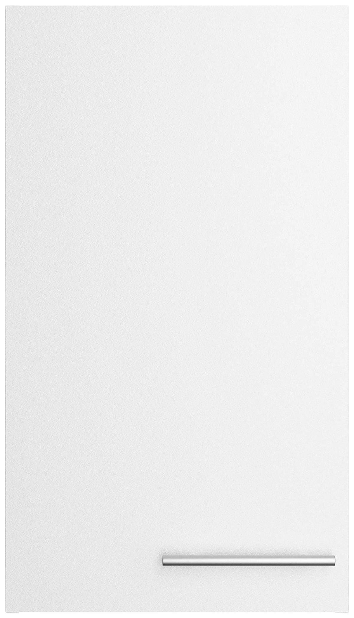 KÜCHENLEERBLOCK 210 cm   in Weiß  - Edelstahlfarben/Anthrazit, Basics, Holzwerkstoff/Metall (210cm) - Optifit
