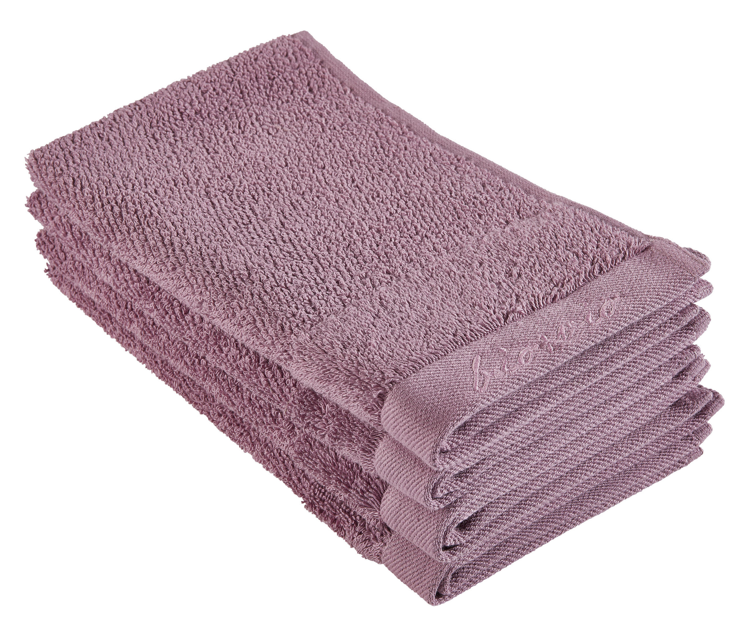 GÄSTETUCH BONITA Mauve 4-teilig 30/50 cm - Mauve, Basics, Textil (30/50cm) - Bio:Vio
