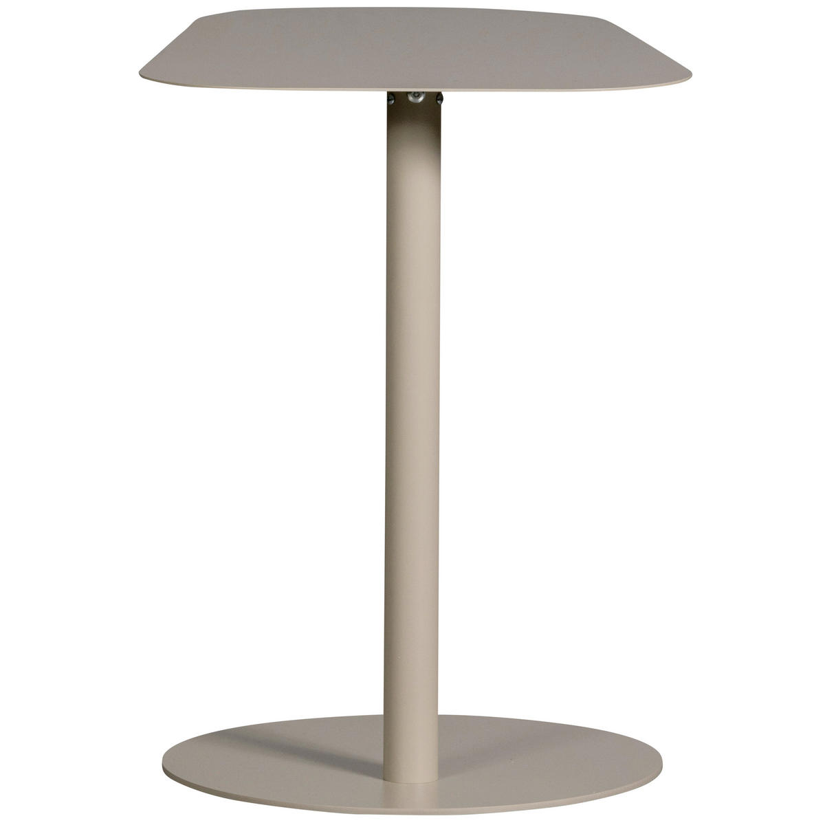 BEISTELLTISCH 50/38/50 cm Hellgrau Freiform  - Hellgrau, Design, Metall (50/38/50cm) - Livetastic