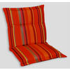 SESSELAUFLAGE Streifen  - Graubraun/Gelb, Basics, Textil (50/9/100cm)