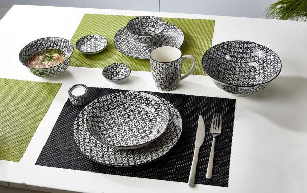 MISKA, keramika, 10 cm - bílá/černá, Trend, keramika (10cm) - Ritzenhoff Breker