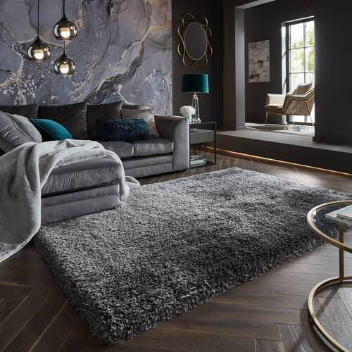 SHAGGY 200/290 cm Pearl Recycletes Grau  - Grau, Basics, Textil (200/290cm) - Xora