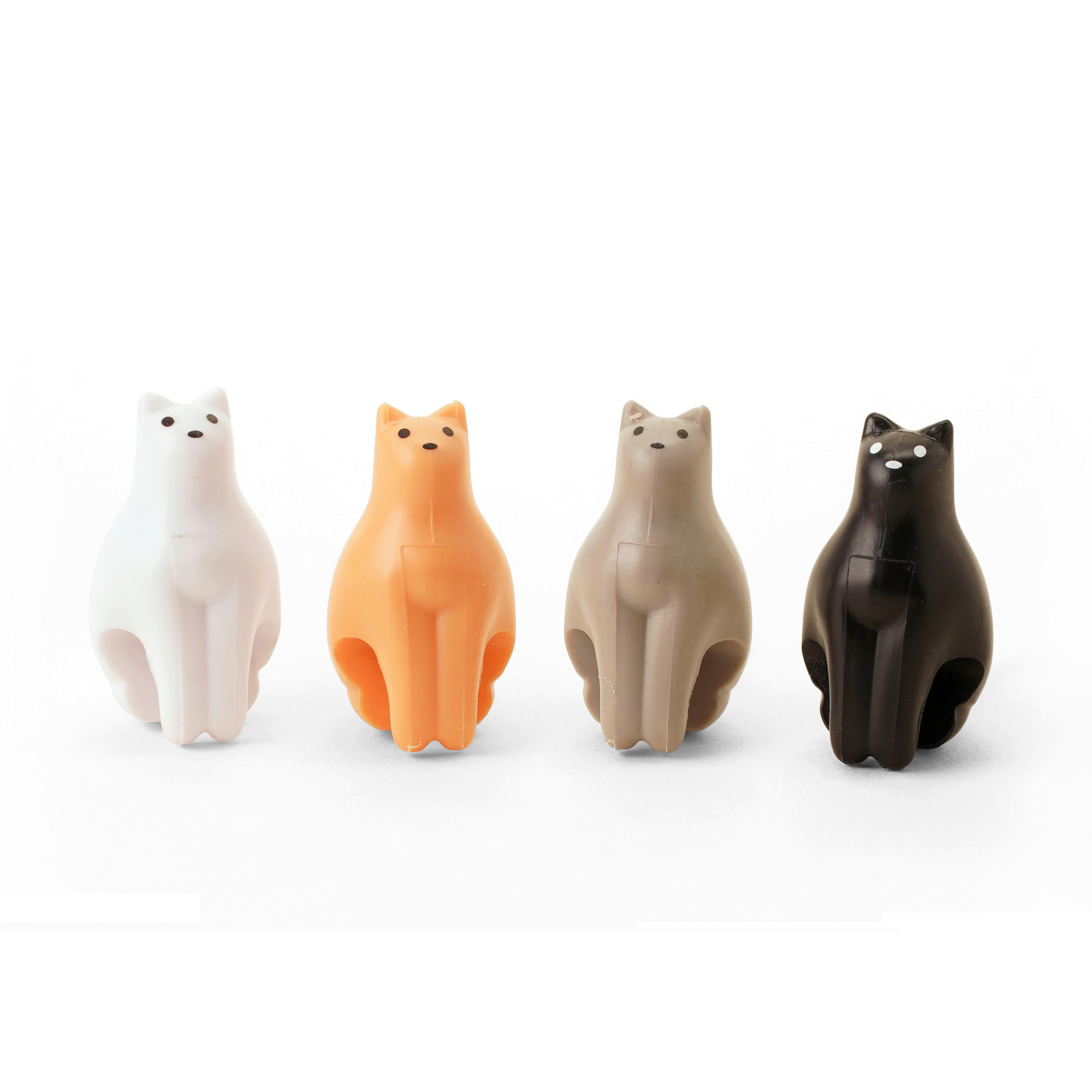 DRŽAČ VREĆICA ČAJA  - bijela/siva, Basics, prirodni materijali (1,7/3,6/3,2cm) - Kikkerland