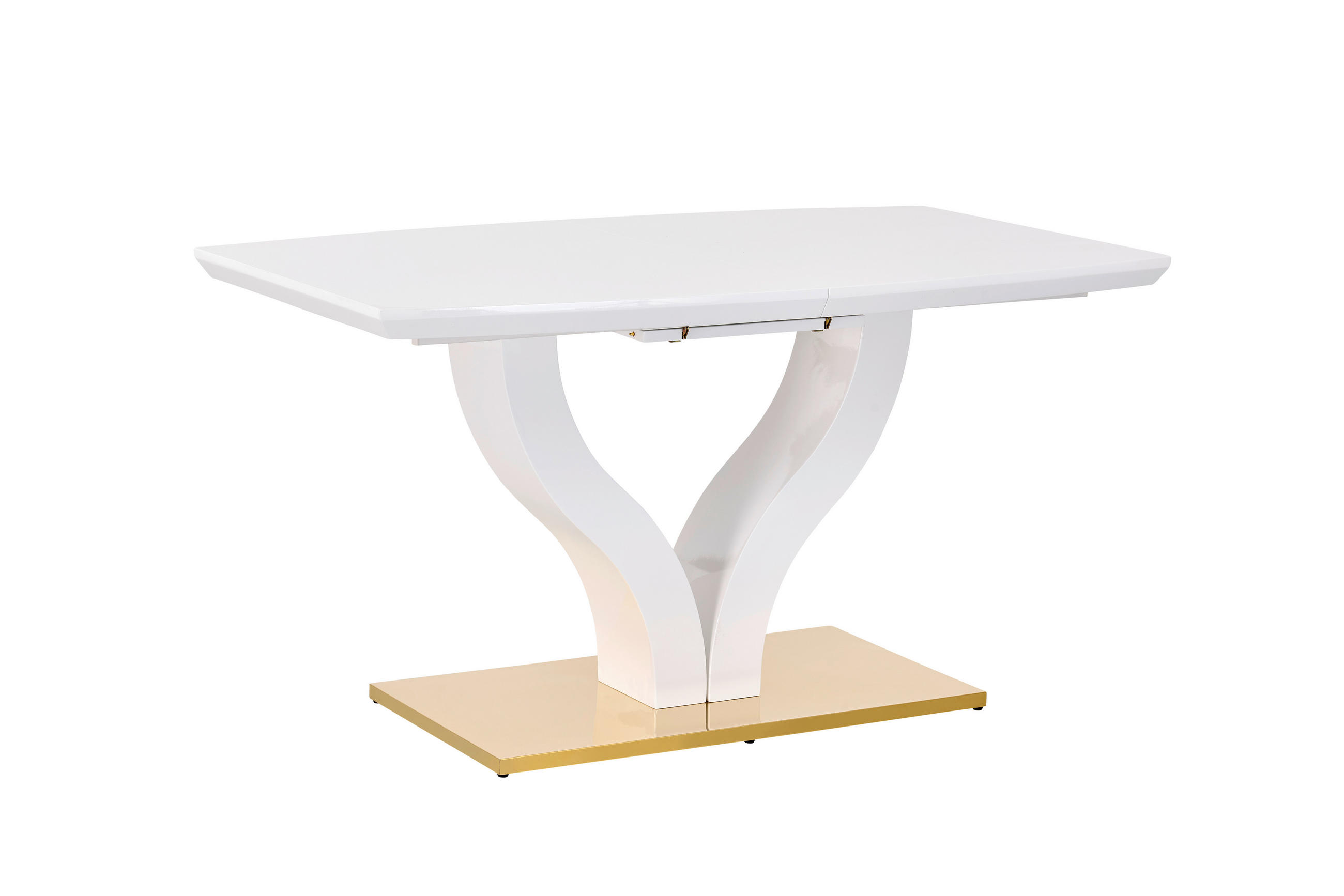 Ausziehtisch Jade 140 Az 140-180x76x90 cm Weiß Hg