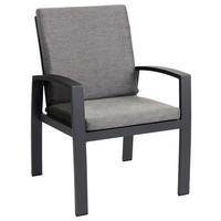 GARTENSTUHL Textil, Metall Grau  - Grau, Basics, Textil/Metall (65/90/67cm) - Tierra Outdoor