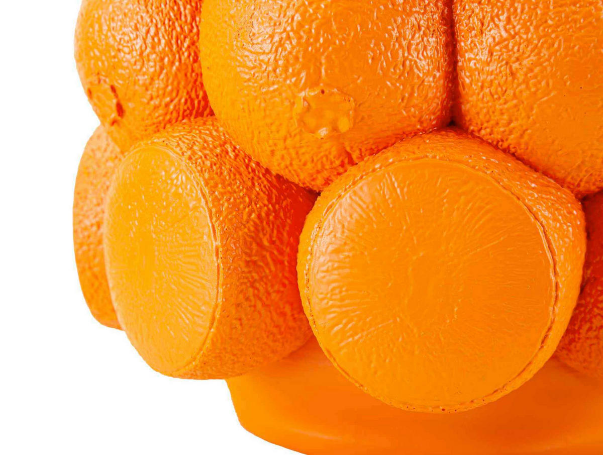 VASE  - Orange, Basics, Kunststoff (19/28/19  cm)