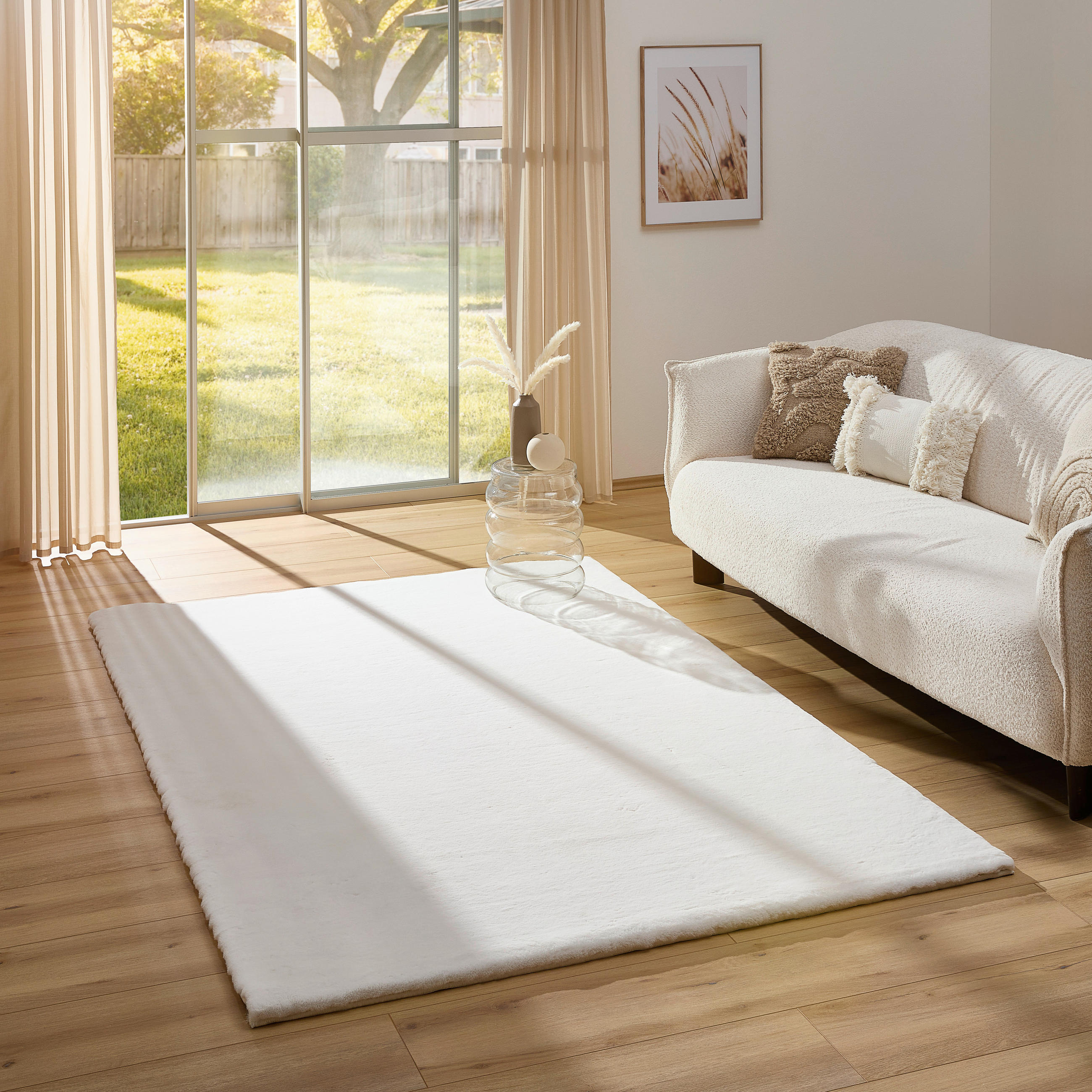 HOCHFLORTEPPICH 80/150 cm Creme  - Creme, Basics, Textil (80/150cm) - Novel