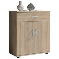 KOMODA   60/70/30 cm   hrast Sonoma  - srebrne boje/boje hrasta, Design, drvni materijal/plastika (60/70/30cm) - Boxxx