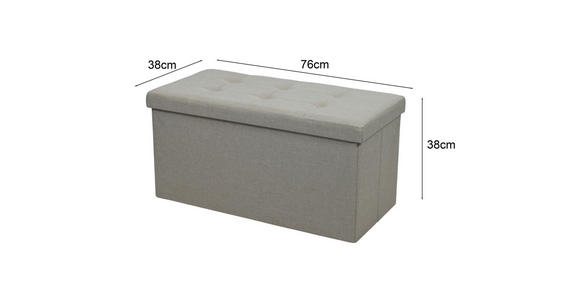 SITZBOX  - Kaschmir, Design, Textil (76/38/38cm) - Carryhome