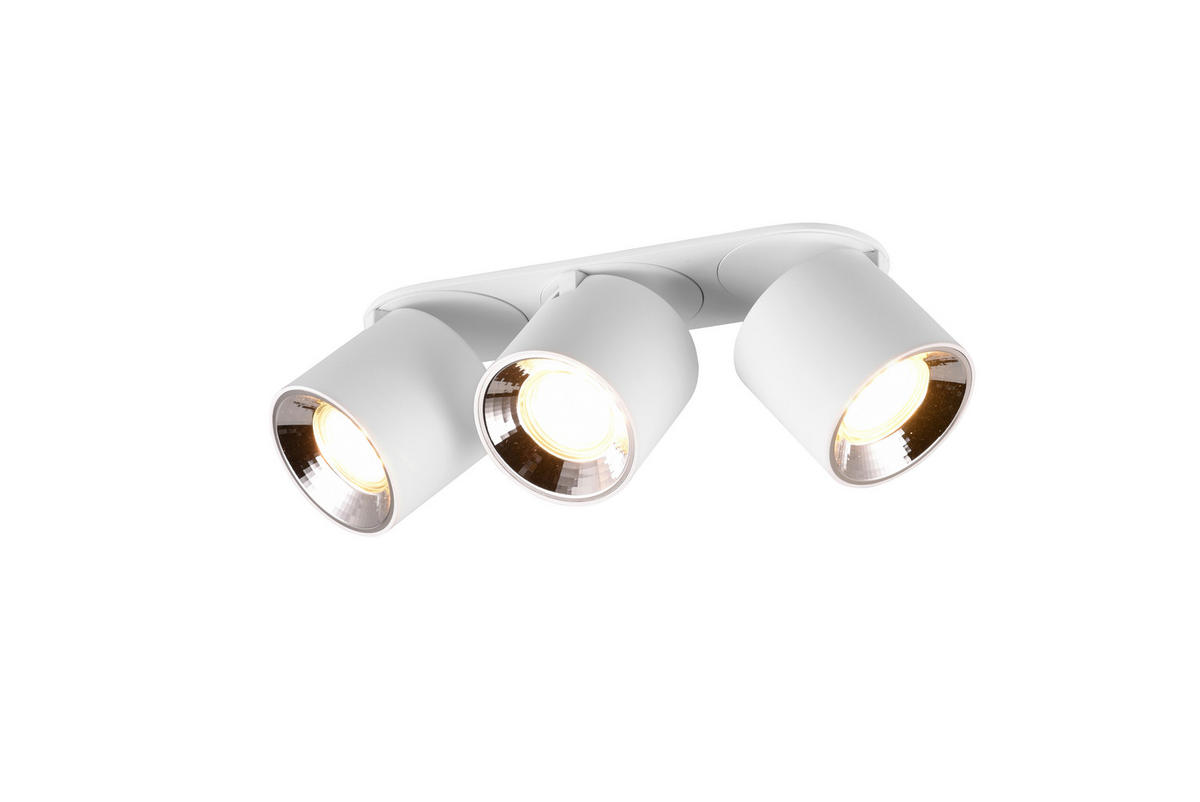 STRAHLER - Weiss, Basics, Metall (27,3/12/8,7cm) - Trio Leuchten