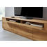 WOHNWAND Wildeiche massiv Eichefarben, Weiß - Eichefarben/Weiß, Design, Glas/Holz (308,6/190,5/46,5cm) - Valnatura WOHNWAND Wildeiche massiv Eichefarben, Weiß - Eichefarben/Weiß, Design, Glas/Holz (308,6/190,5/46,5cm) - Valnatura