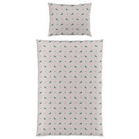 BETTWÄSCHE Makosatin 140/200 cm  - Beige/Weiß, Design, Textil (140/200cm) - Fleuresse