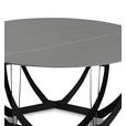 COUCHTISCH 80/80/40 cm rund Grau, Schwarz  - Schwarz/Grau, Basics, Stein/Metall (80/80/40cm) - Xora