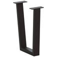 BANKGESTELL 6/45/32 cm  - Anthrazit, Design, Metall (6/45/32cm) - Waldwelt