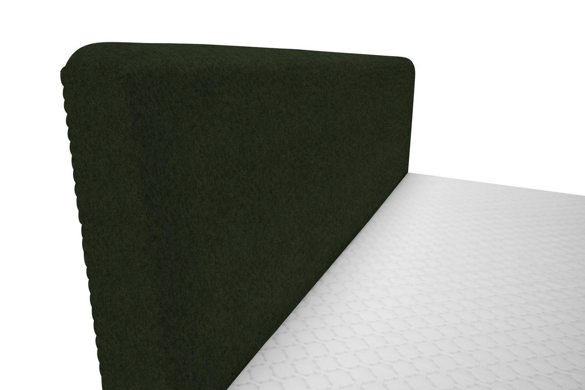 BOXBETT 160/200 cm  in Grün  - Schwarz/Grün, Design, Holz/Holzwerkstoff (160/200cm) - Xora
