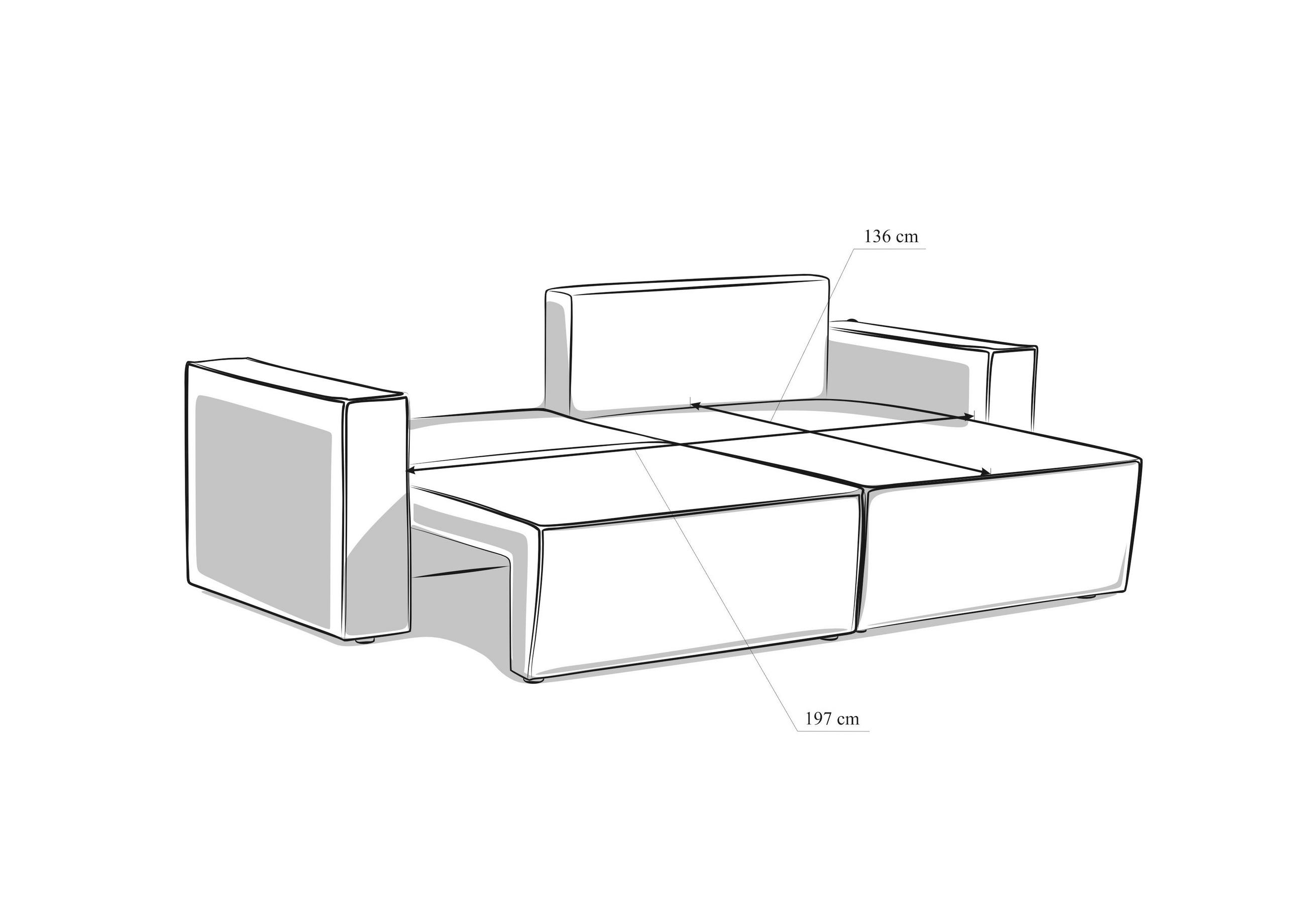 Thumbnail - Carryhome Ecksofa, Beige, Textil, 3-Sitzer, Füllung: Polyurethan (Pur), Ottomane rechts, seitenverkehrt montierbar, L-Fo...